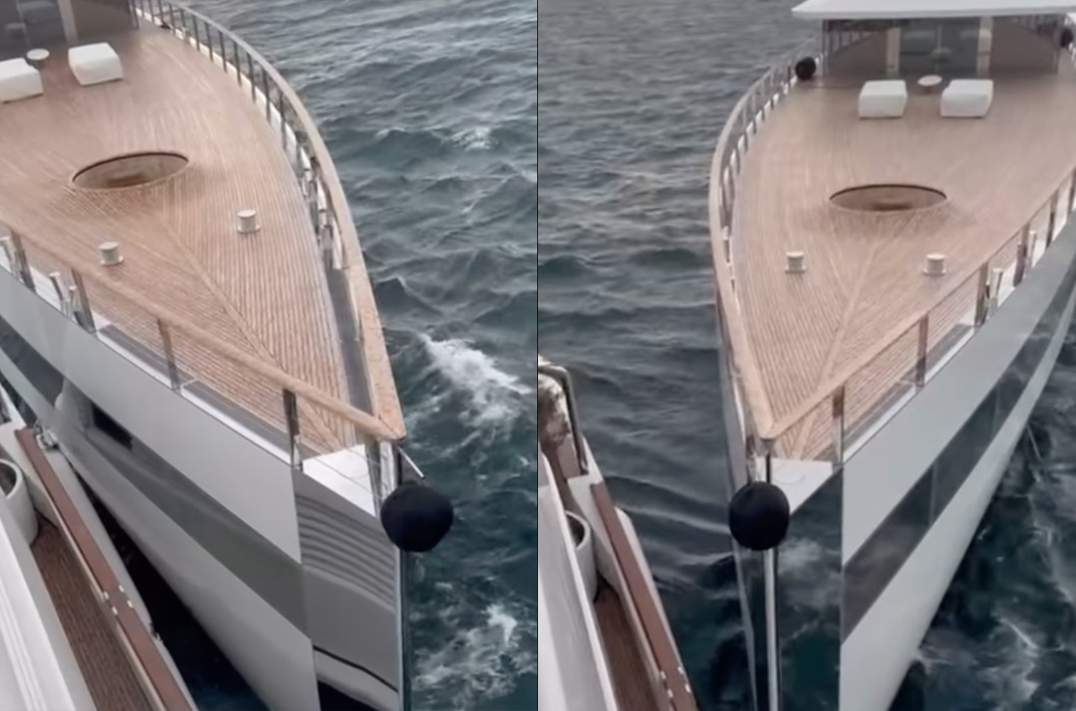 Scontro tra titani del mare nel golfo di Napoli: Il Venus di Steve Jobs graffia il Lady Moura del milionario messicano Salinas