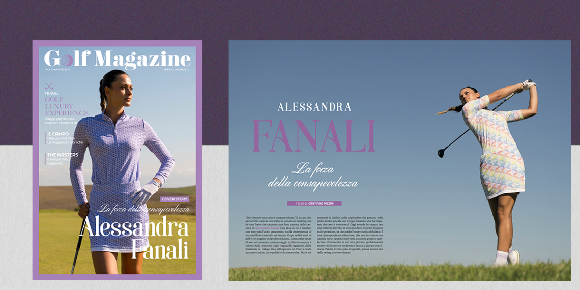 Alessandra Fanali è la protagonista del nuovo numero di Golf Magazine